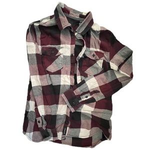 VANS flannel shirt size Medium slim fit